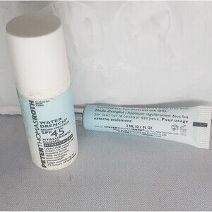NEW Peter Thomas Roth Hydrating Eye Gel .1 oz/3mL
SPF 45 Moisturizer MINI .17oz